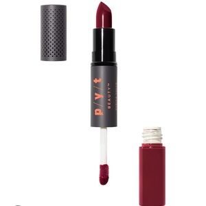 New! PYT BEAUTY Strike Twice Lip Duo in DeJa Vu Lip Gloss Matte Lipstick Bundle